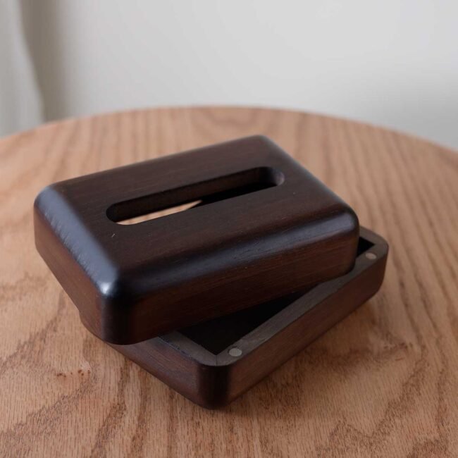Wooden tissue box - Image 3