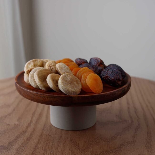 Natural wood stand with ceramic - Image 4