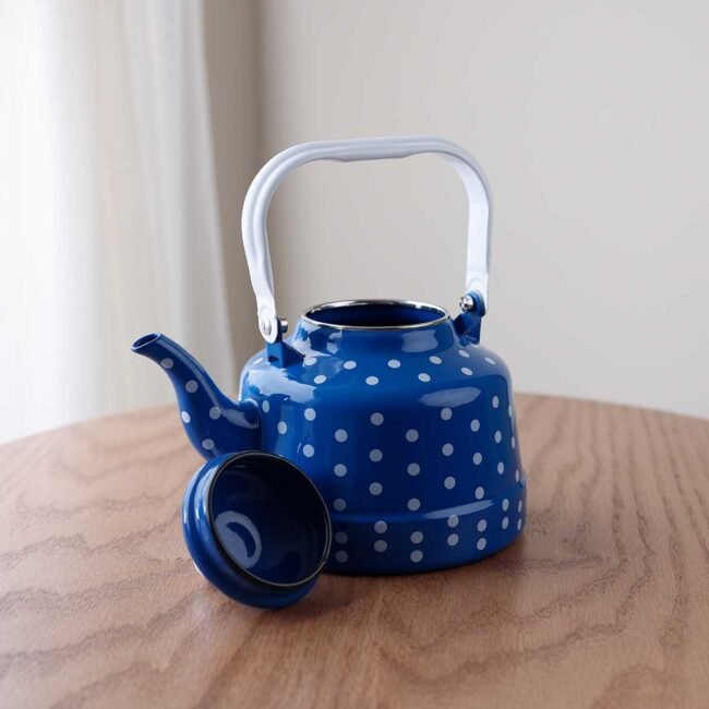 Blue with white Dotted design Jug - Image 2
