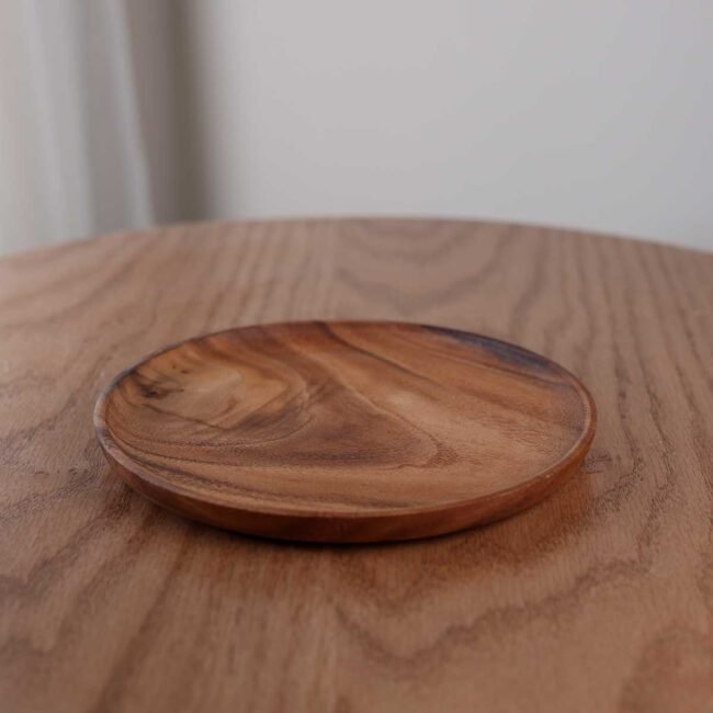 Large Natural wood plate