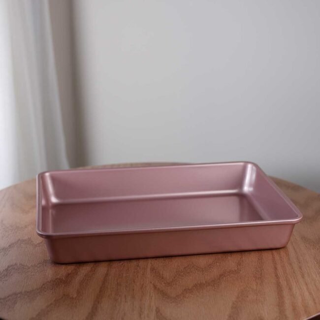 Rose gold rectangle tray