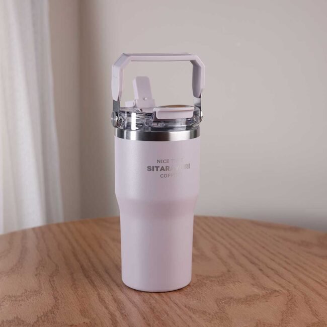 Thermal mug with top handle - Image 2