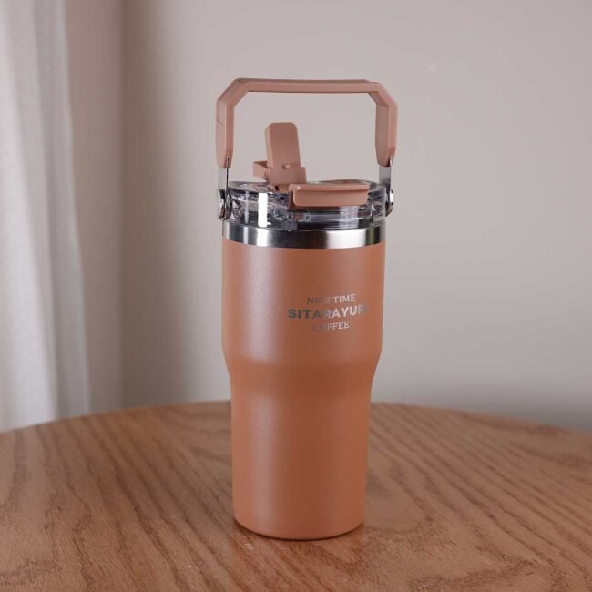 Thermal mug with top handle - Image 5
