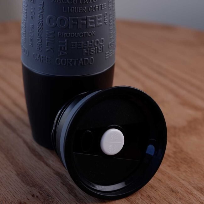 Leather design thermal water bottle - Image 3