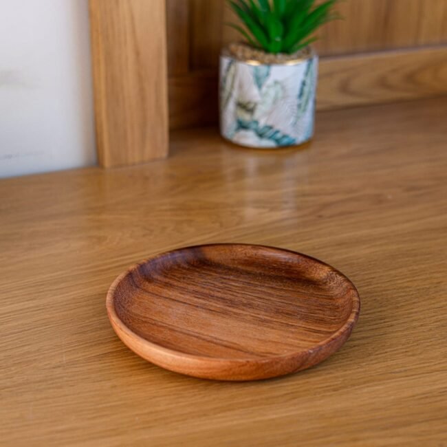 Small Natural wood plate