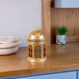 Golden Ramadan Moon Dome Lantern