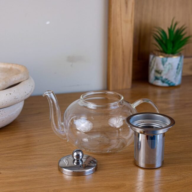 Glass jug and stainless steel lid - Image 3
