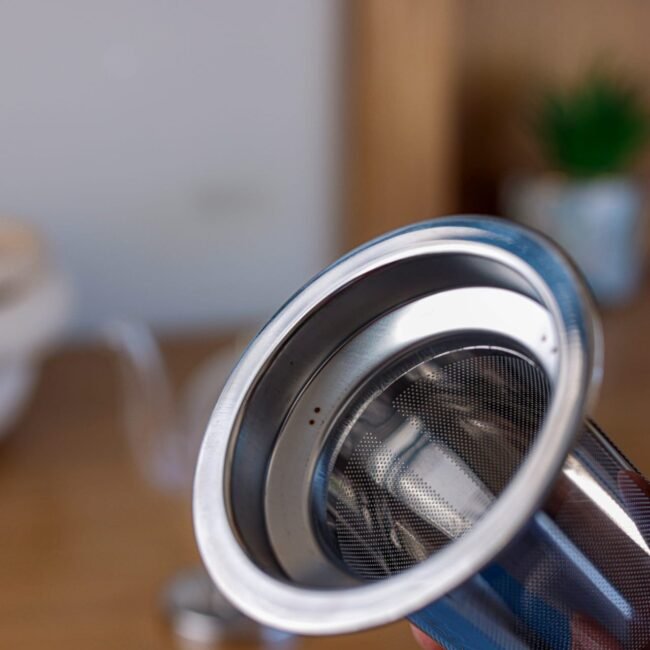 Glass jug and stainless steel lid - Image 2