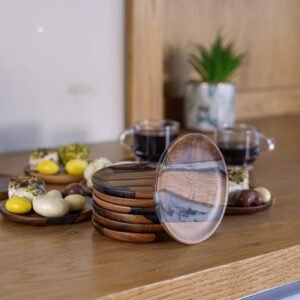 6 Pieces of Resin Decorative Plate