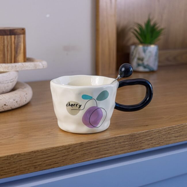 Shiny porcelain fruit cup - Image 3