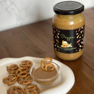 Natural peanut butter with honey