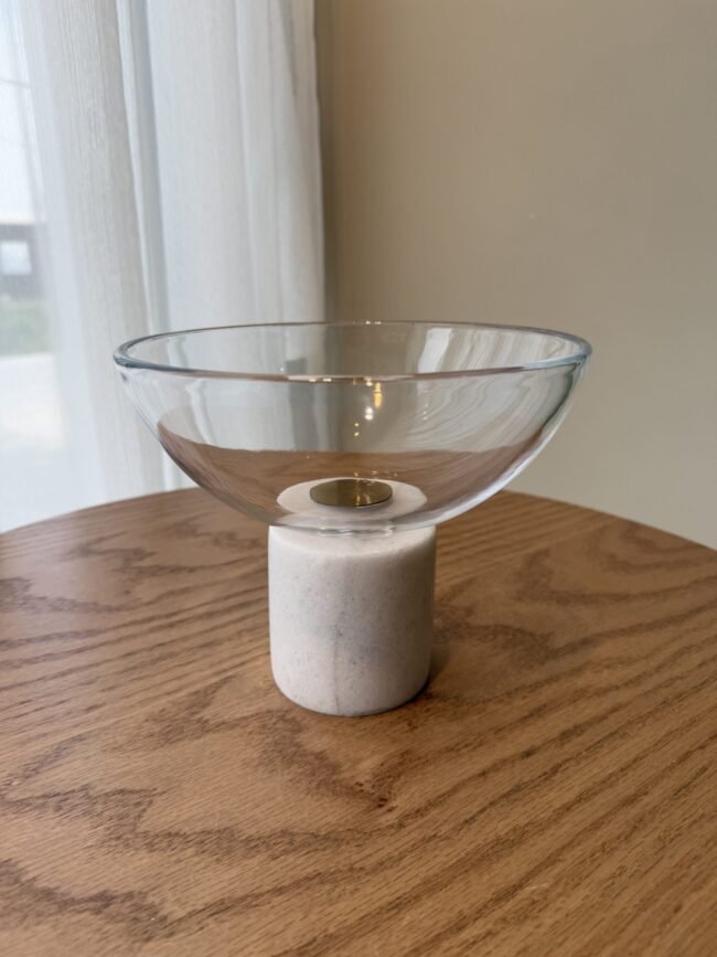 Marble base hospitality plate
