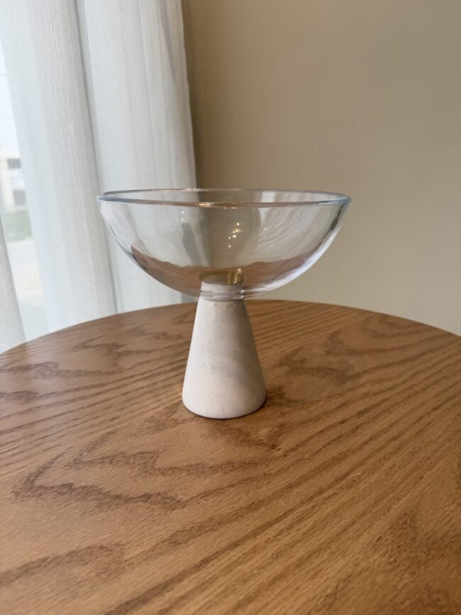 Marble base hospitality plate