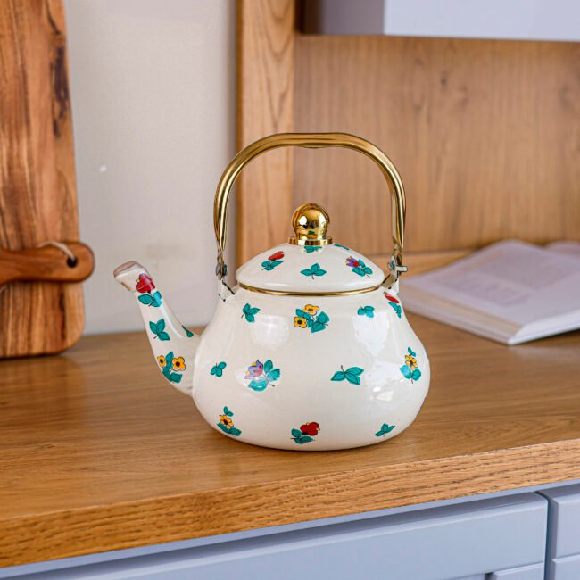 Classic Floral Teapot