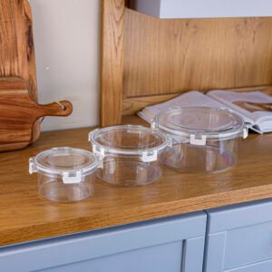 Tupperware three-piece set