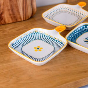 decorated hospitality plate