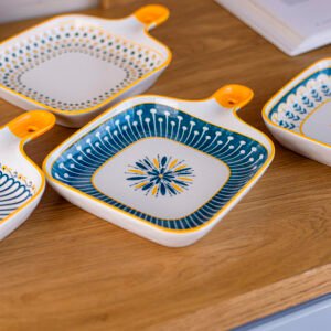 decorated hospitality plate
