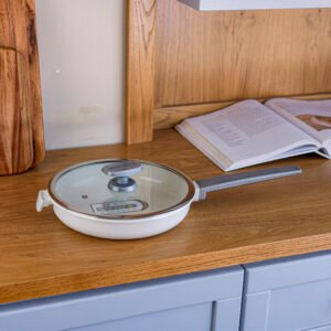 Non-Stick Frying Pan with Glass Lid