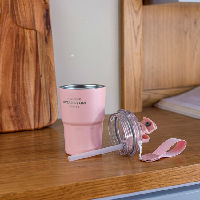 Portable Thermal Cup with Sealed Lid - Image 2
