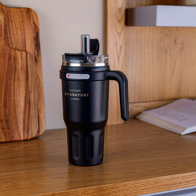 Portable Thermal Cup with Sealed Lid - Image 8