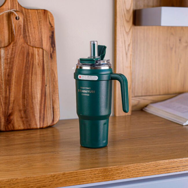 Portable Thermal Cup with Sealed Lid - Image 4