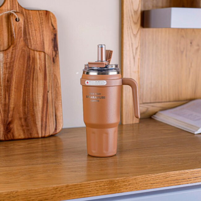Portable Thermal Cup with Sealed Lid - Image 5