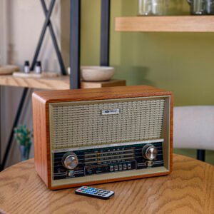 Vintage Wooden Multi-Function Radio