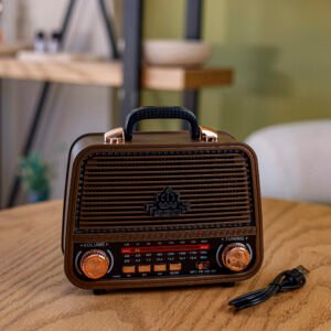 Royal Crown Design Portable Classic Radio