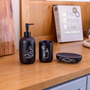 Modern 3-Piece Bathroom Accessories Set