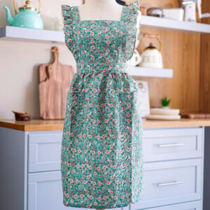 Women's Floral Kitchen Apron