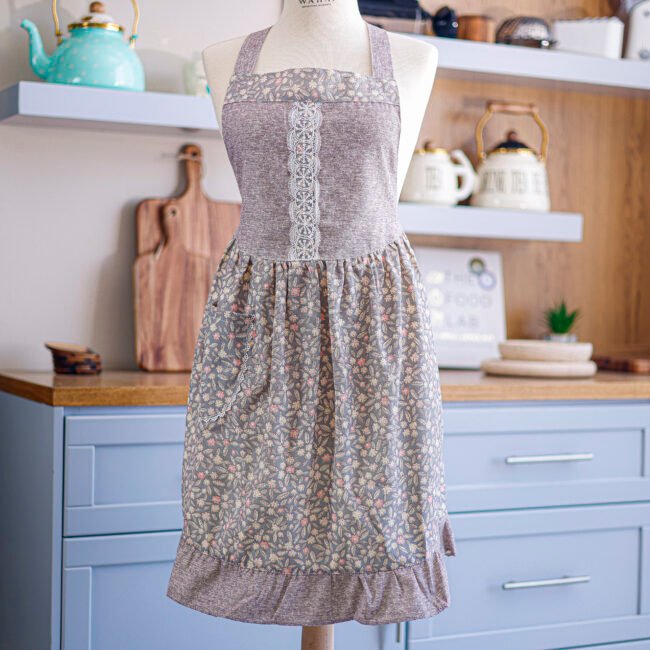 ⁦Decorative Kitchen Apron with Padded Upper⁩ - الصورة ⁦9⁩