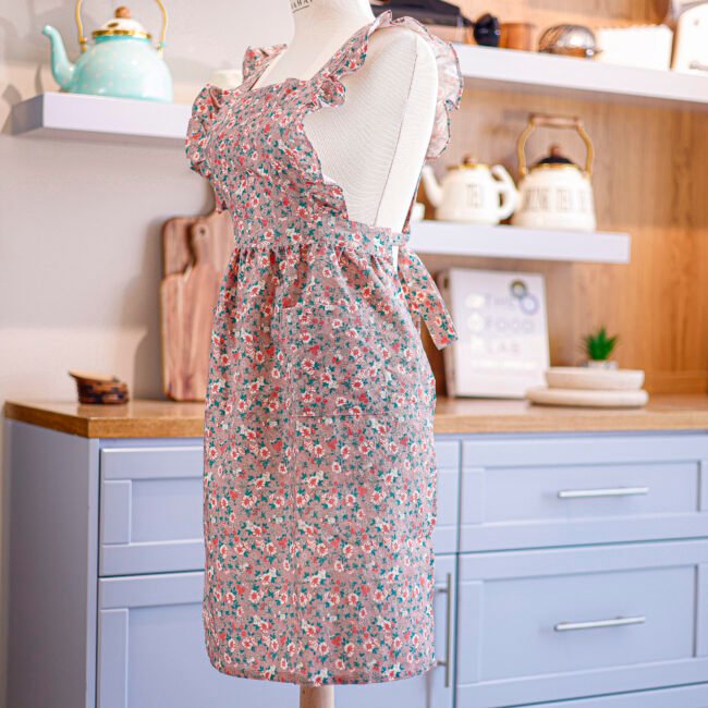 Women's Floral Kitchen Apron - Image 5