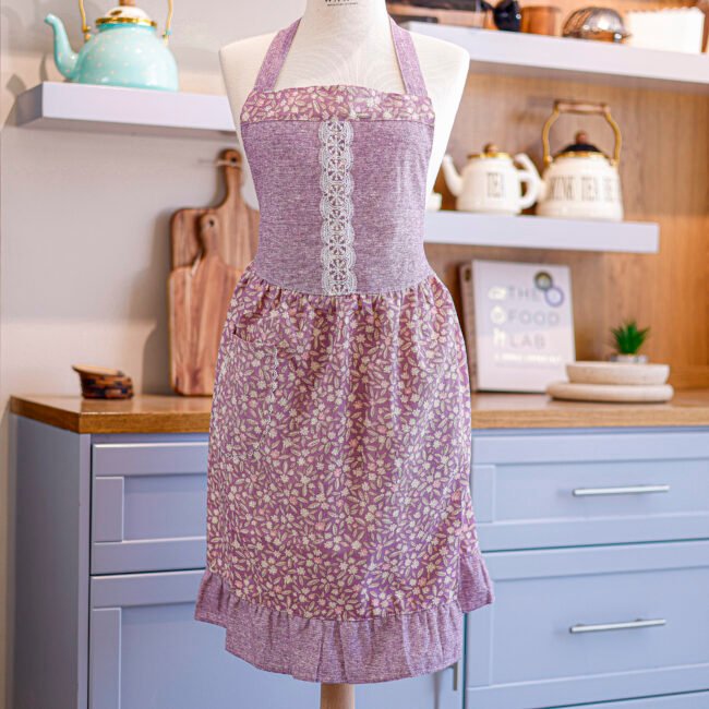 ⁦Decorative Kitchen Apron with Padded Upper⁩ - الصورة ⁦4⁩