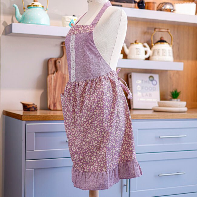 ⁦Decorative Kitchen Apron with Padded Upper⁩ - الصورة ⁦5⁩