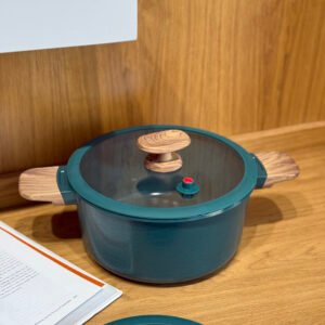 Non-Stick Cooking Pot with Glass Lid