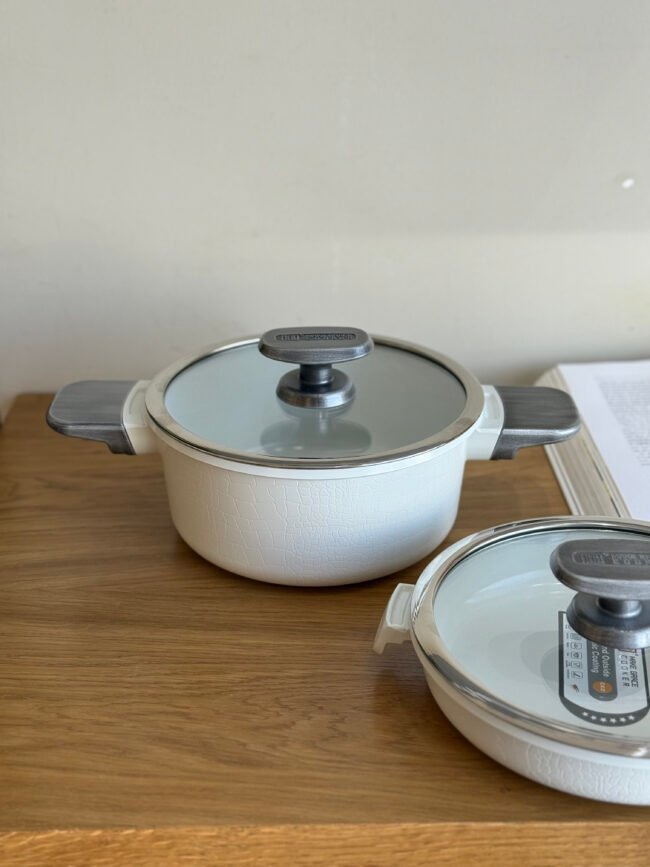 Non-Stick Cooking Pot with Glass Lid