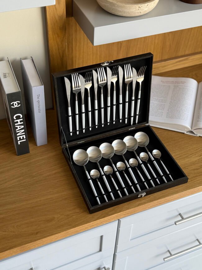24-Piece Cutlery Set (Spoons, Forks & Knives) - Image 2