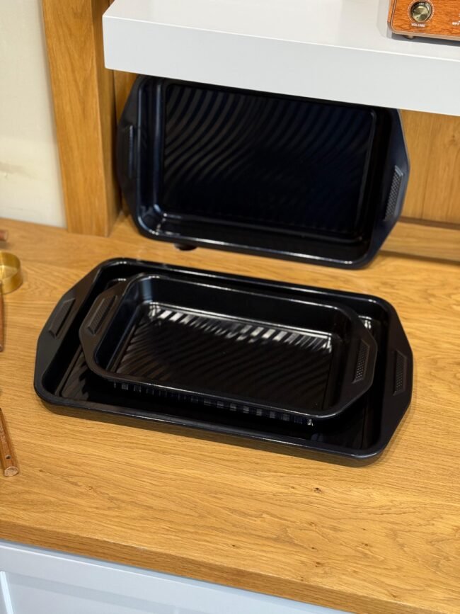 3-Piece Non-Stick Metal Oven Tray Set